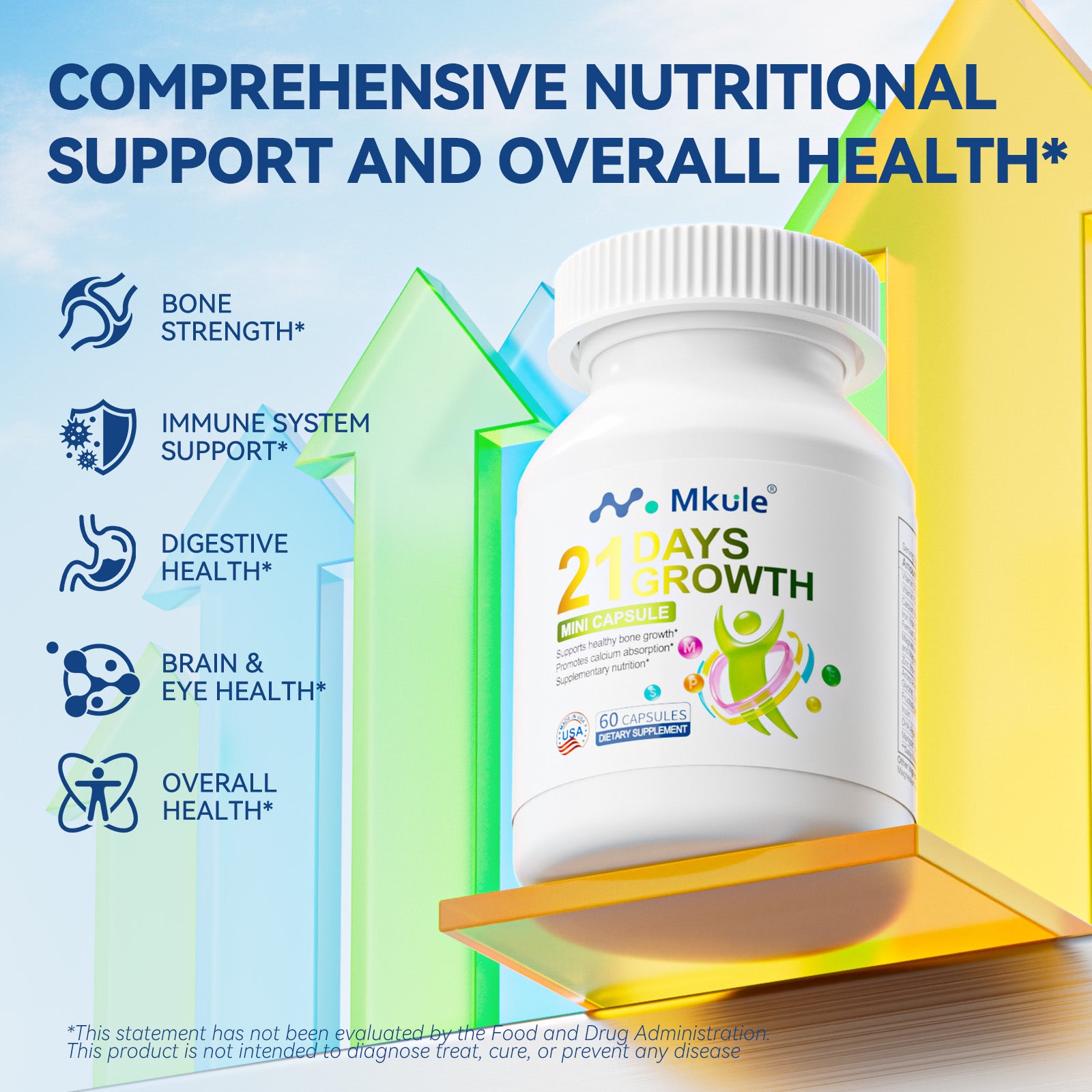 Mkule 21 Days Growth Mini Capsules