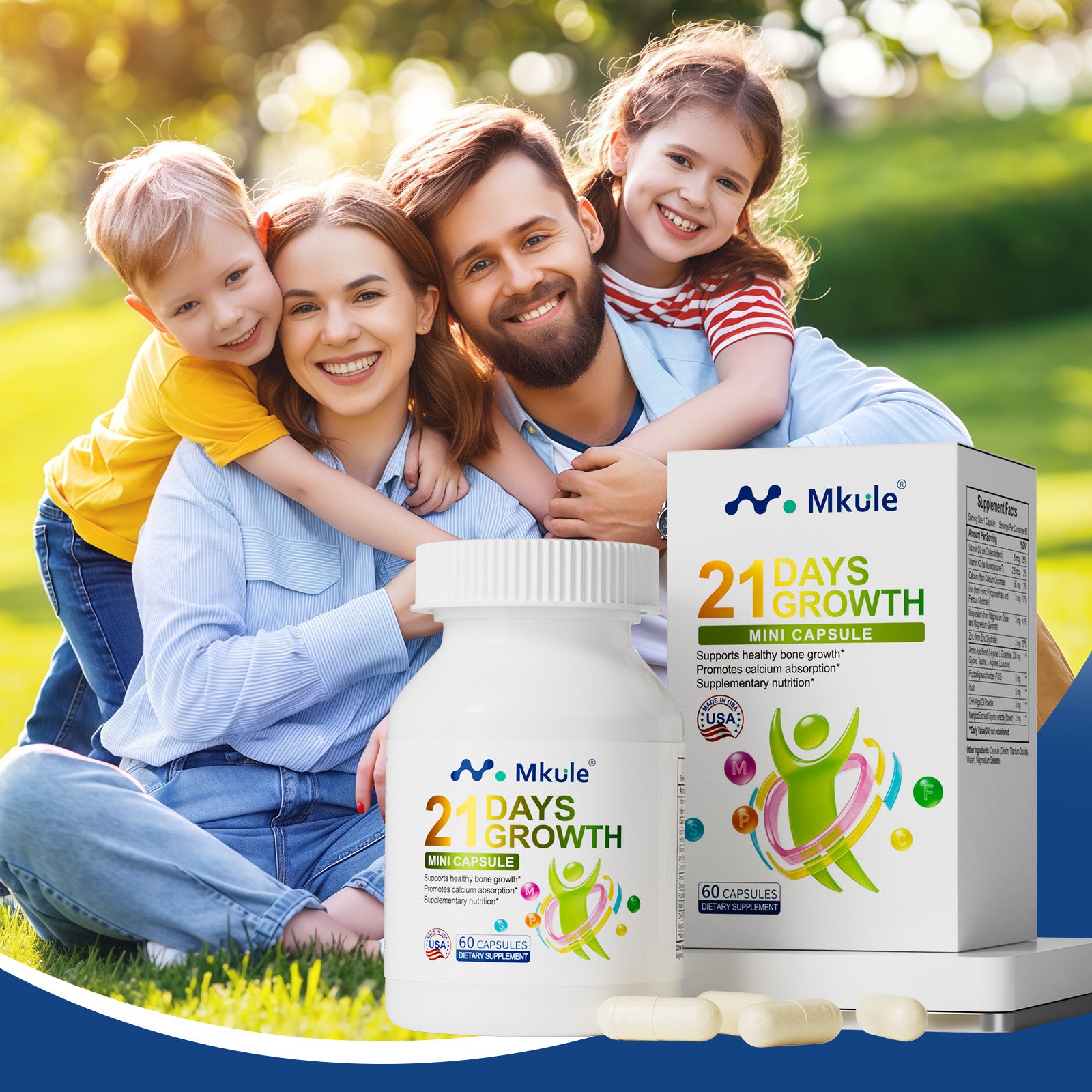 Mkule 21 Days Growth Mini Capsules